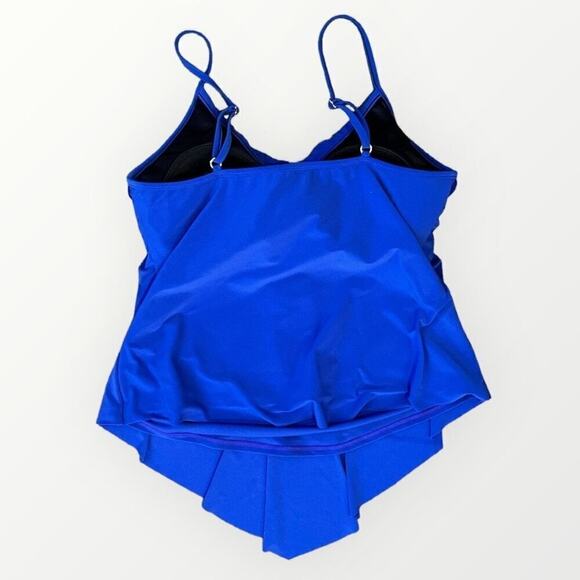 NEW Magicsuit Swimsuit Tankini Top Rita Ruffle Size 16 - Picture 3 of 6